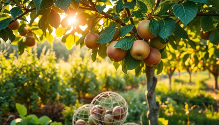 Organic pest control for fruit trees