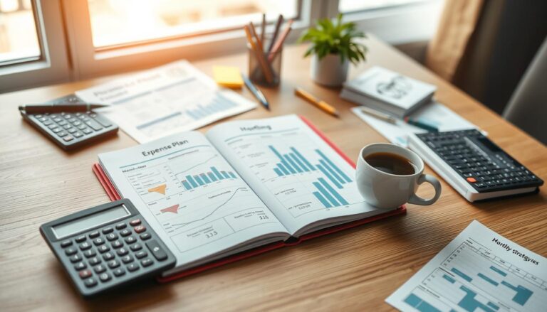 měsíční plán výdajů